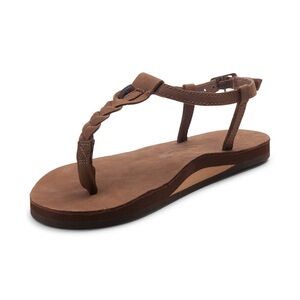 Rainbow Sandals T-Street Single Layer Braide Ankle Strap Sandals Sz 10 NWT